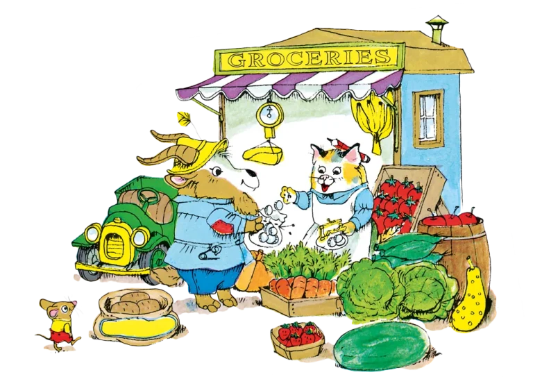 Een ode aan Richard Scarry, door wie je je als kind superslim voelde