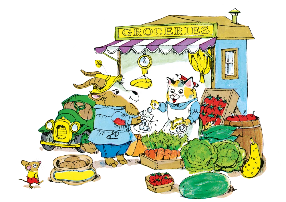 Een ode aan Richard Scarry, door wie je je als kind superslim voelde